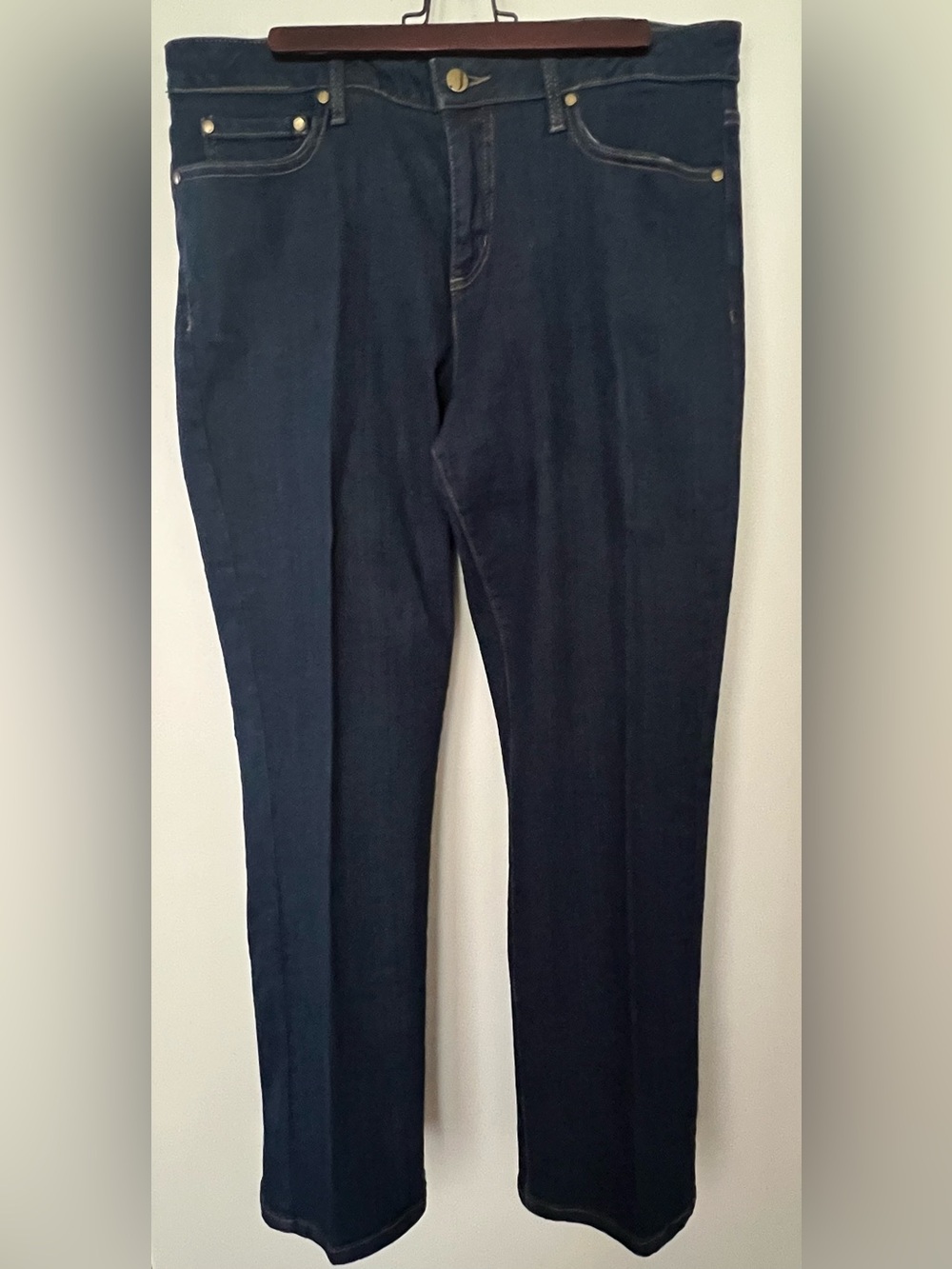 Jessica Dark Indigo Straight Jeans